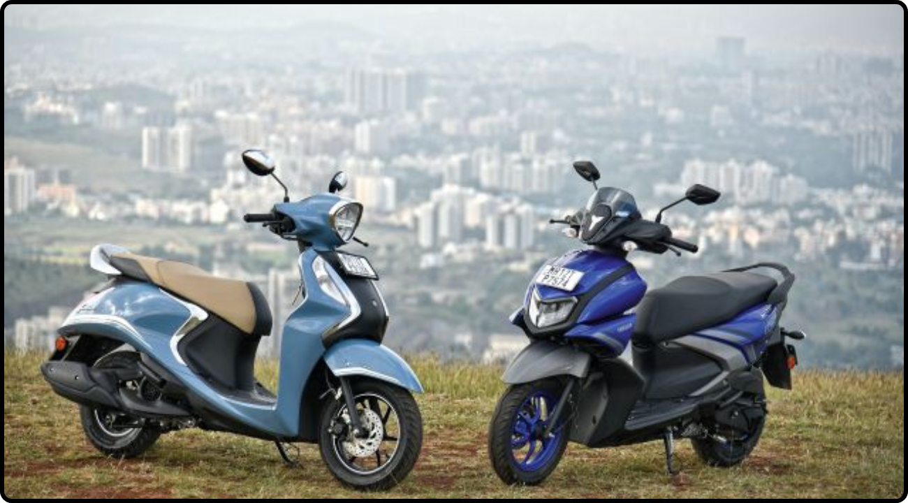Updated Yamaha Fascino & RayZR Hybrid Scooters Launched in India
