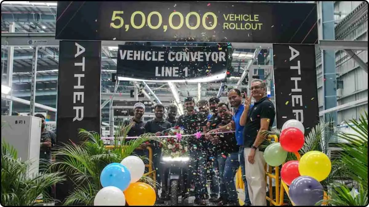 Ather Energy Production Milestone