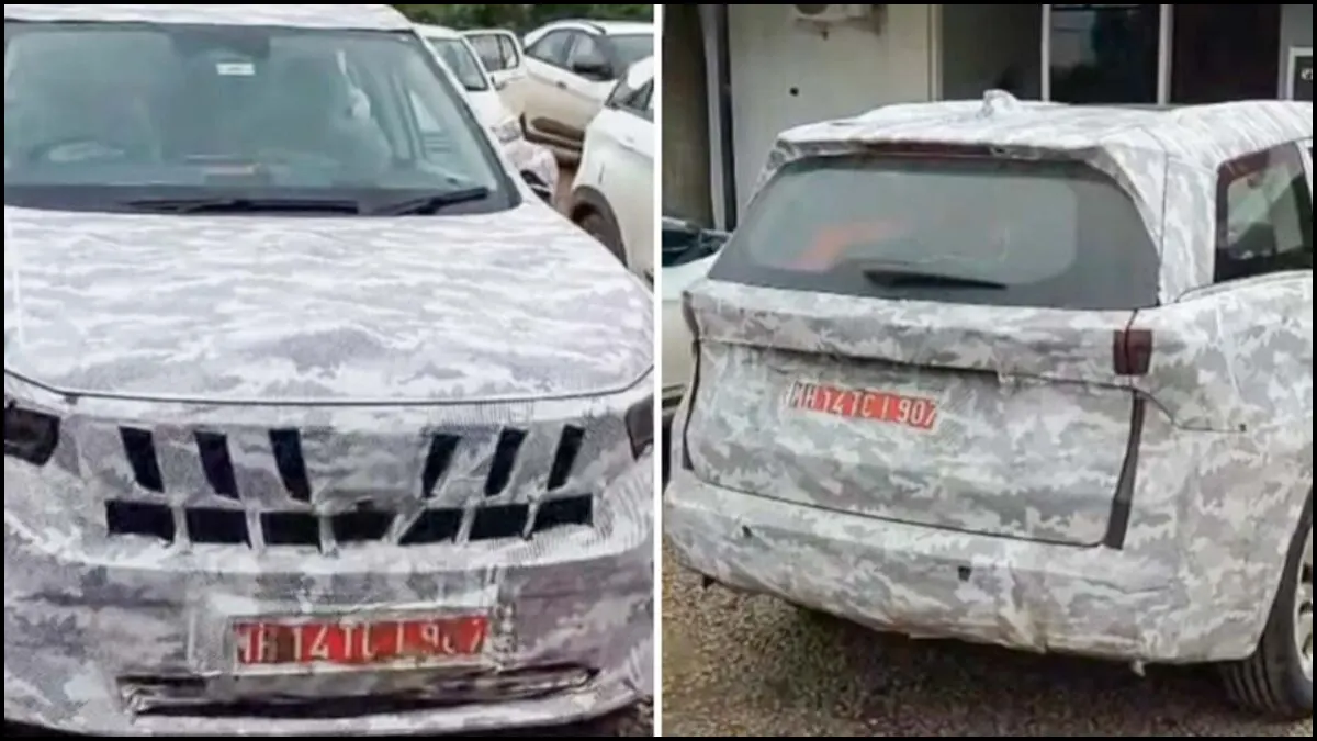 Mahindra XUV700 Facelift Spied