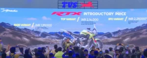 TVS Apache RTX 300 Launched