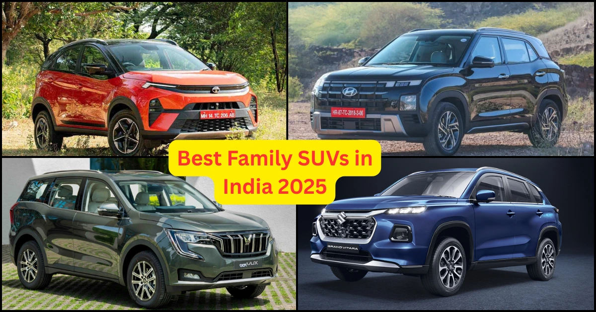 Best Family SUVs in India 2025