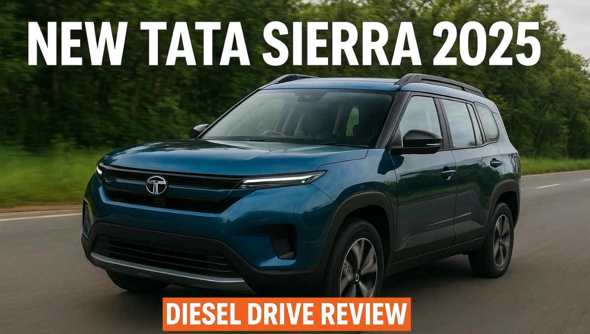New Tata Sierra 2025 Diesel Drive Review
