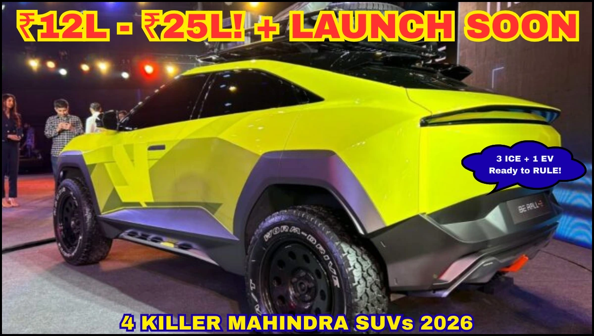 upcoming Mahindra SUVs